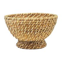 Cachepot Centro De Mesa Decorativo Em Rattan G