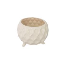 Cachepot cerâmica bojudo com pés