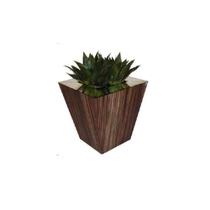 Cachepot Colorado com Borda Espelhada e Rodinhas 38x38cm Cachepot Colorado com Borda Espelhada e Rodinhas 38x38cm