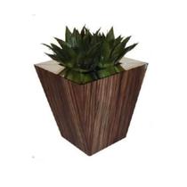 Cachepot Colorado com Borda Espelhada e Rodinhas 52x53,5cm Cachepot Colorado com Borda Espelhada e Rodinhas 52x53,5cm