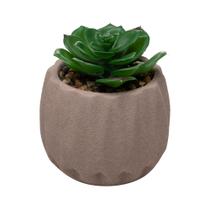 Cachepot com Suculenta Artificial Geometry 9cm x 10,5cm Marr Cachepot com Suculenta Artificial Geometry 9cm x 10,5cm Marr