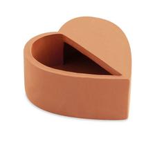 Cachepot Coração Terracota em Cimento 12843 Mart