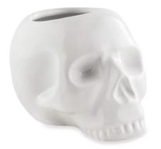 Cachepot Crânio Branco em Cerâmica - Mart Cachepot Crânio Branco em Cerâmica - Mart
