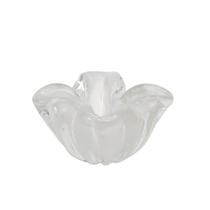 Cachepot Cristal Murano Namur PP Quartzo Pérola Cachepot Cristal Murano Namur PP Quartzo Pérola