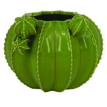 Cachepot de ceramica cacto verde