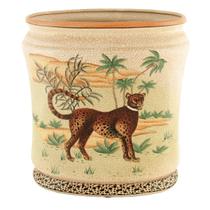 Cachepot de Cerâmica Exclusivo: A Elegância Selvagem em Seu Espaço