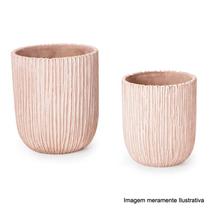Cachepot de Cimento 22x19cm Cinza 16084G - Mart Cachepot de Cimento 22x19cm Cinza 16084G - Mart
