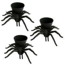 Cachepot de Halloween Aranha em EVA - 3 Unidades