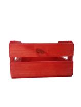 Cachepot de madeira n1 vermelho