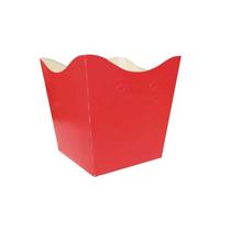 Cachepot de Papel Liso Médio Várias Cores 10 Unidades