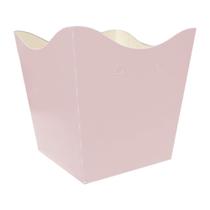 Cachepot de Papel Liso Rosa Pequeno - 10 Unidades Cachepot de Papel Liso Rosa Pequeno - 10 Unidades
