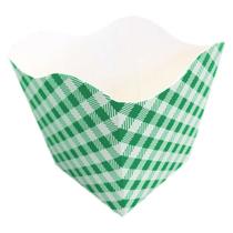 Cachepot de Papel Xadrez Tons Variados - 6 Unidades Cachepot de Papel Xadrez Tons Variados - 6 Unidades