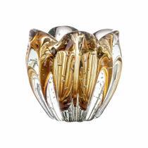 Cachepot de Vidro Murano Âmbar 14x9cm Cristais Tavares
