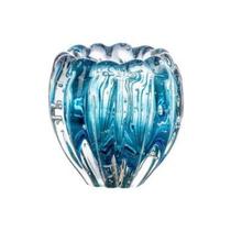 Cachepot de Vidro Murano Aquamarine Nino 12x11cm