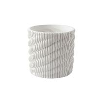 Cachepot decorativo cimento off white 13cm florarte Cachepot decorativo cimento off white 13cm florarte