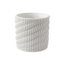 CACHEPOT DECORATIVO CIMENTO RDD OFF WHITE 16,5cm FLORARTE CACHEPOT DECORATIVO CIMENTO RDD OFF WHITE 16,5cm FLORARTE