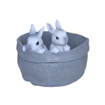 Cachepot Decorativo Coelho Coelho - Linha Fazendinha Cachepot Decorativo Coelho Coelho - Linha Fazendinha