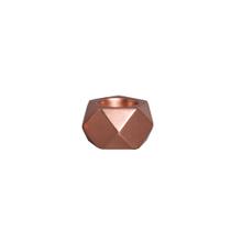 Cachepot Decorativo em Cerâmica Home Modelo Abstract Rose Gold