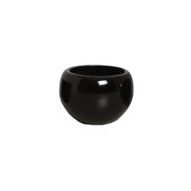 Cachepot Decorativo em Cerâmica Home Modelo Bowl G Preto Cachepot Decorativo em Cerâmica Home Modelo Bowl G Preto