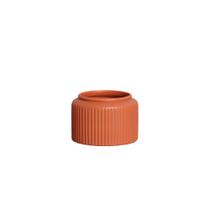 Cachepot Decorativo em Cerâmica Home Modelo Waves P Terracota