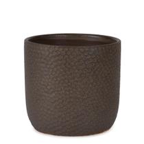 Cachepot Decorativo em Cerâmica Marrom 14,5cm 22866 Mart