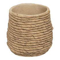 Cachepot Decorativo Em Cimento Marrom Estilo Rústico Cachepot Decorativo Em Cimento Marrom Estilo Rústico