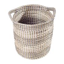 Cachepot Decorativo Fibra Natural Seagrass 25X27Cm Rafimex