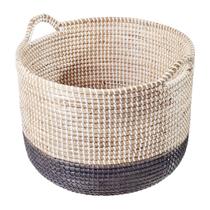 Cachepot Decorativo Fibra Natural Seagrass 41X37Cm Rafimex