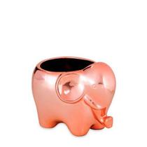 Cachepot Elefante em Cerâmica 9x7,5x10cm Rose Gold - Mart Cachepot Elefante em Cerâmica 9x7,5x10cm Rose Gold - Mart