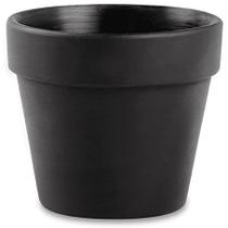 Cachepot em Cimento 9x9cm Preto - Mart Cachepot em Cimento 9x9cm Preto - Mart