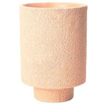 Cachepot em cimento areia bege 17x24 cm - MART