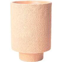 Cachepot em cimento areia bege 20x28 cm