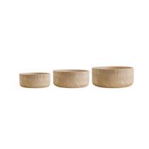 Cachepot em cimento bege p - 10857