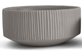 CACHEPOT EM CIMENTO CINZA COM TEXTURAS 12x25cm MART CACHEPOT EM CIMENTO CINZA COM TEXTURAS 12x25cm MART