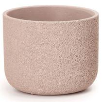 Cachepot Em Cimento Cinza Pedra Texturizada 23X18 Cm - Mart Cachepot Em Cimento Cinza Pedra Texturizada 23X18 Cm - Mart