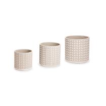 Cachepot em Cimento - Folhas
