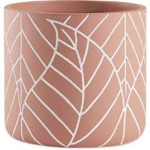 Cachepot em Cimento Leaf Terracota 13504 - MART