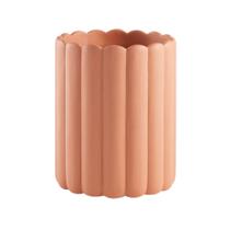 Cachepot em Cimento Ondulado Decorativo Para Plantas e Flores 22x18 Cachepot em Cimento Ondulado Decorativo Para Plantas e Flores 22x18
