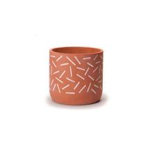Cachepot Em Cimento Terracota 16X15 Cm - Mart