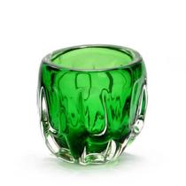 Cachepot em Cristal Murano - São Marcos Cor: Verde