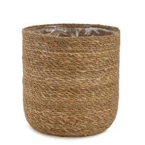 Cachepot em fibra natural mart 24cm