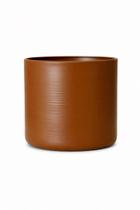 Cachepot Em Metal Marrom - Tam G - Mart Cachepot Em Metal Marrom - Tam G - Mart