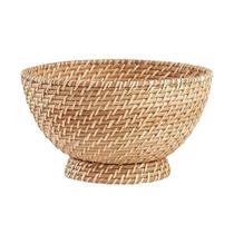 Cachepot em Rattan com Pé Mart 16cm