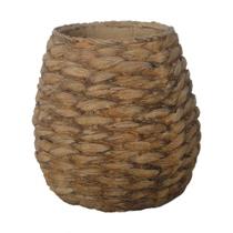 Cachepot estilo corda de cimento