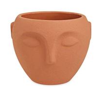 Cachepot Face Grande Terracota