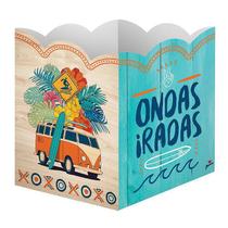 Cachepot Festa Surf Tropical - 8 unidades - Junco - Rizzo