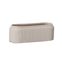 Cachepot Floreira Decorativo em Cerâmica Home Modelo Waves G Off Cachepot Floreira Decorativo em Cerâmica Home Modelo Waves G Off