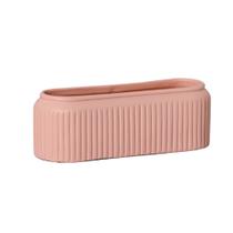 Cachepot Floreira Decorativo em Cerâmica Home Modelo Waves G Rose