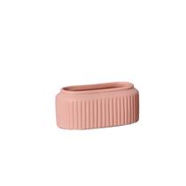 Cachepot Floreira Decorativo em Cerâmica Home Modelo Waves P Rose