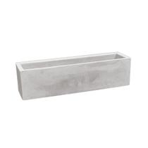Cachepot Floreira Flat 57 JFQFCQ57 Cimento Queimado - Japi